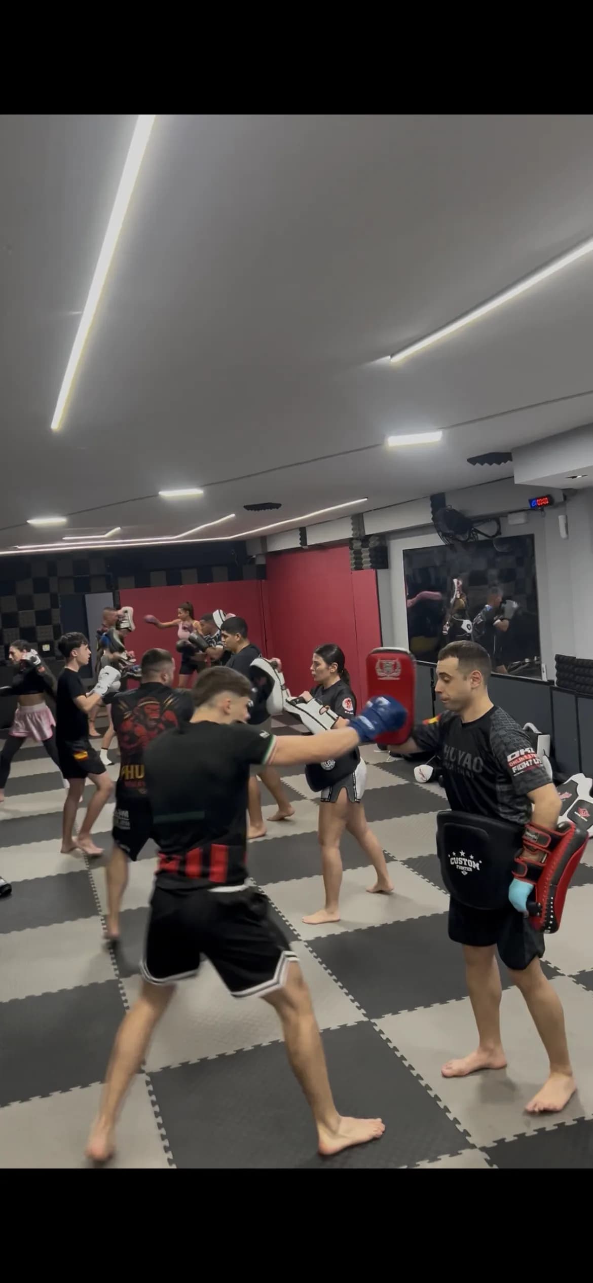Clase de Muay thai en Phu yao 