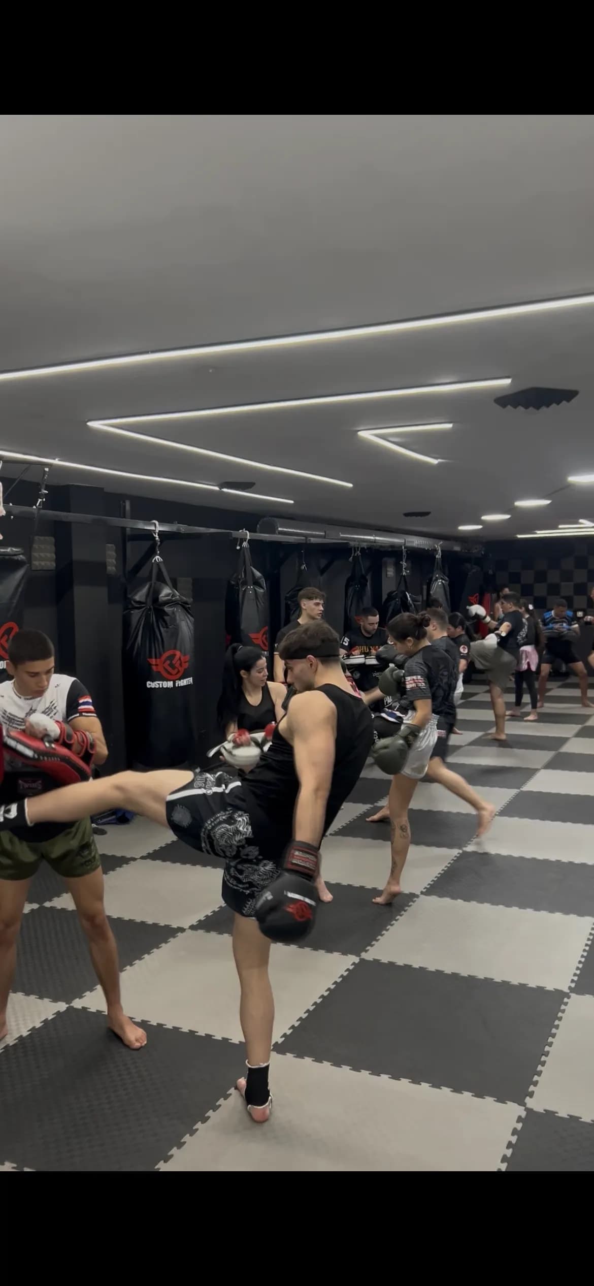 Clase de Muay thai en Phu yao 